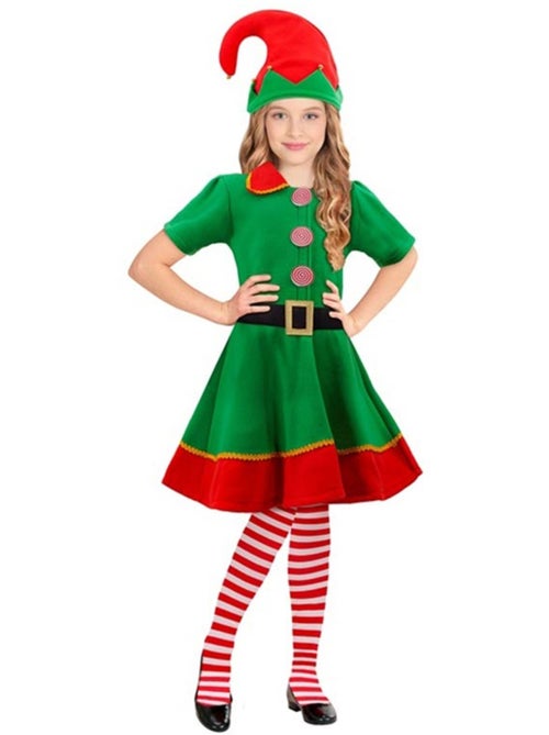 Costume d'elfe assistant du Père Noël - Kiabi