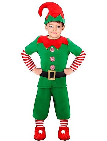 Costume d'elfe assistant du Père Noël