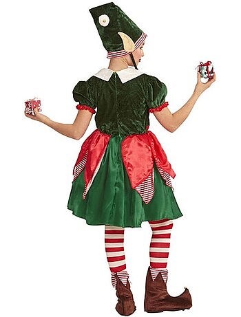 Costume d'elfe assistant du Père Noël