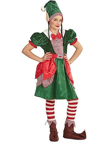 Costume d'elfe assistant du Père Noël