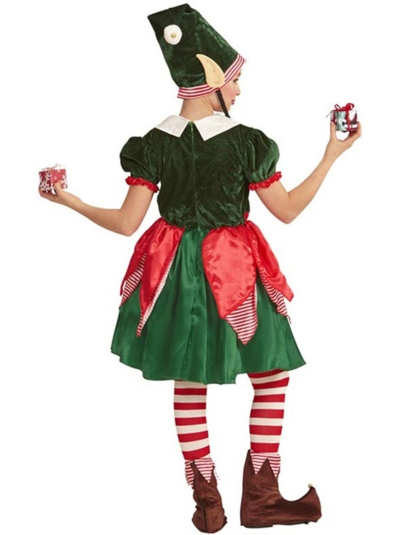 Costume d'elfe assistant du Père Noël Multicolore - Kiabi