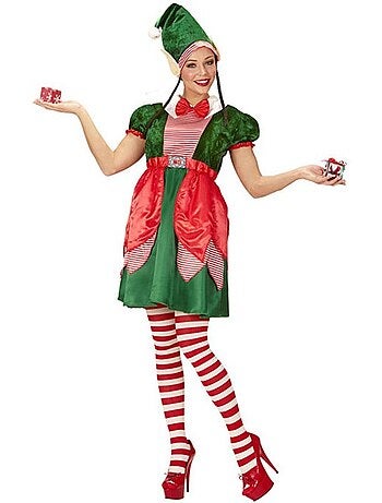 Costume d'elfe assistant du Père Noël