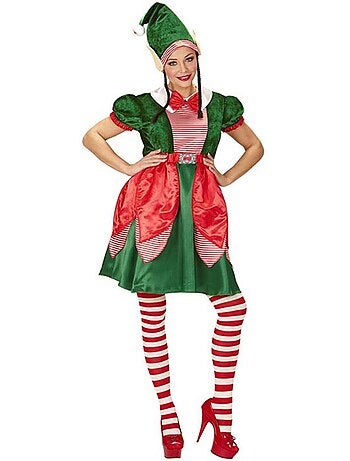 Costume d'elfe assistant du Père Noël