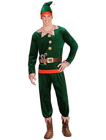 Costume d'elfe assistant du Père Noël