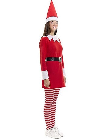 Costume d'elfe polaire avec robe et chapeau