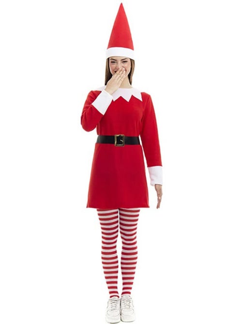 Costume d'elfe polaire avec robe et chapeau - Kiabi