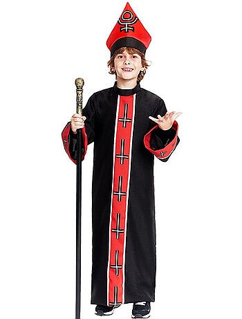 Costume d'évêque satanique avec étole