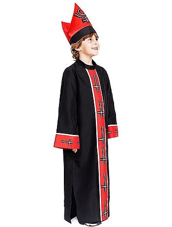 Costume d'évêque satanique avec étole