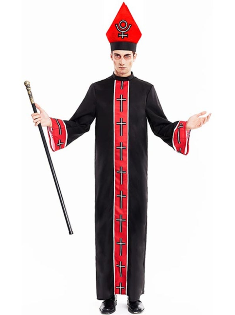 Costume d'évêque satanique avec étole Multicolore - Kiabi