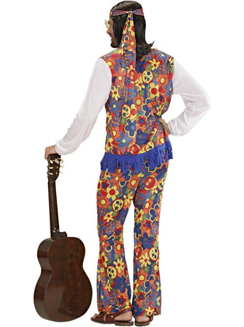 Costume d'homme hippie avec ruban médaillon - Kiabi