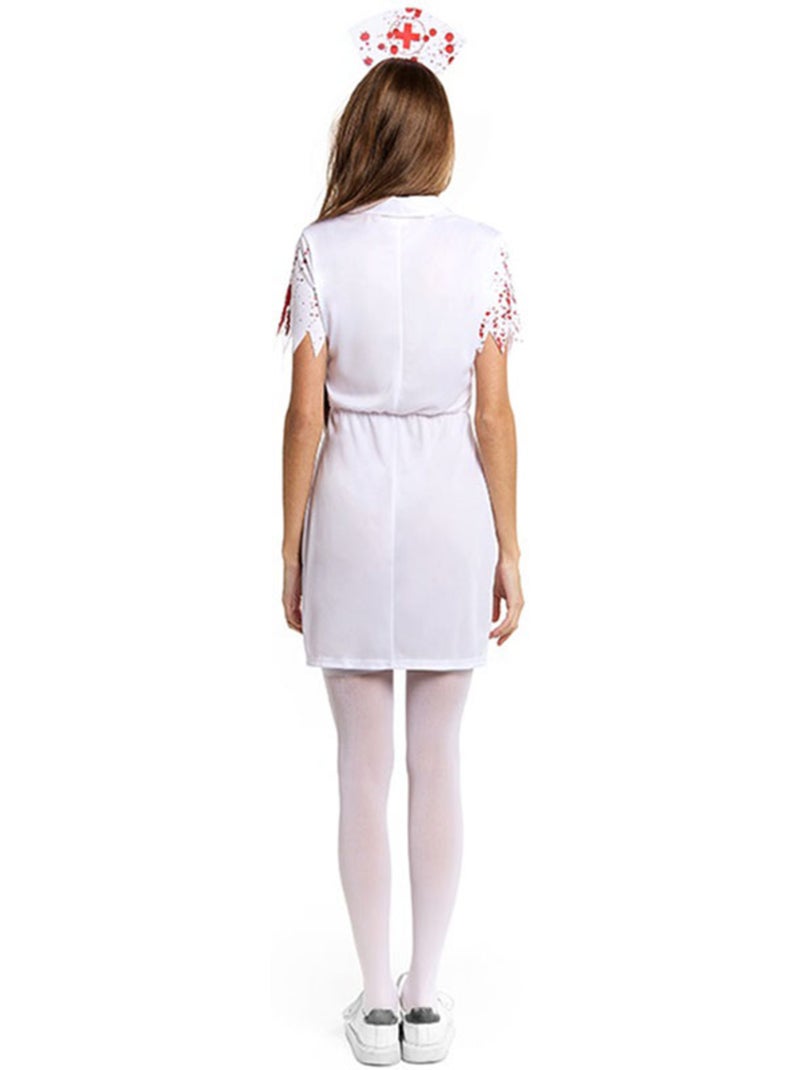 Costume d'infirmière ensanglantée Multicolore - Kiabi