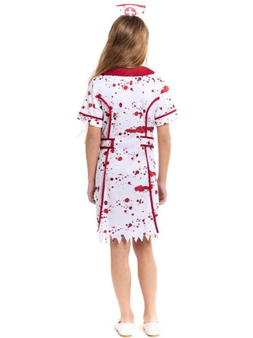 Costume d'infirmière ensanglantée - Kiabi