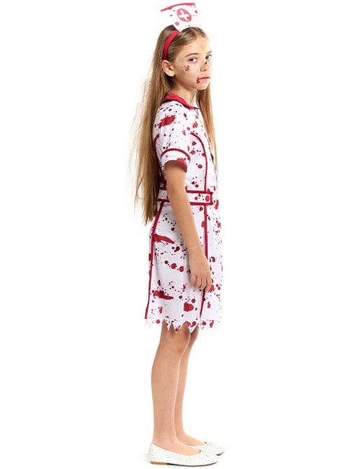 Costume d'infirmière ensanglantée - Kiabi