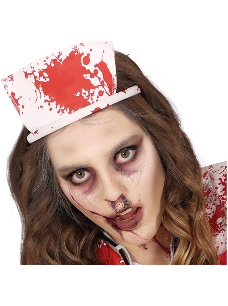 Costume d'infirmière ensanglantée Multicolore - Kiabi
