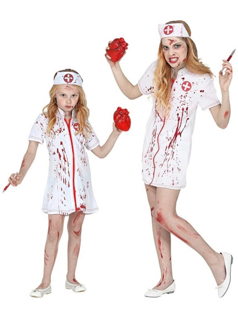 Costume d'infirmière zombie Multicolore - Kiabi
