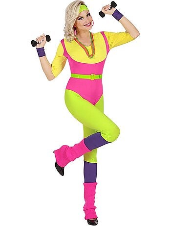 Costume d'instructrice d'aérobic des années 80