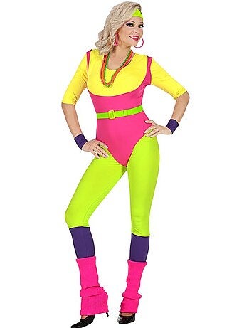 Costume d'instructrice d'aérobic des années 80
