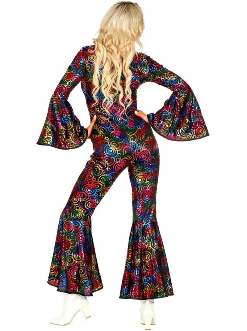 Costume disco des années 70 avec pantalon pattes d'éléphant Multicolore - Kiabi