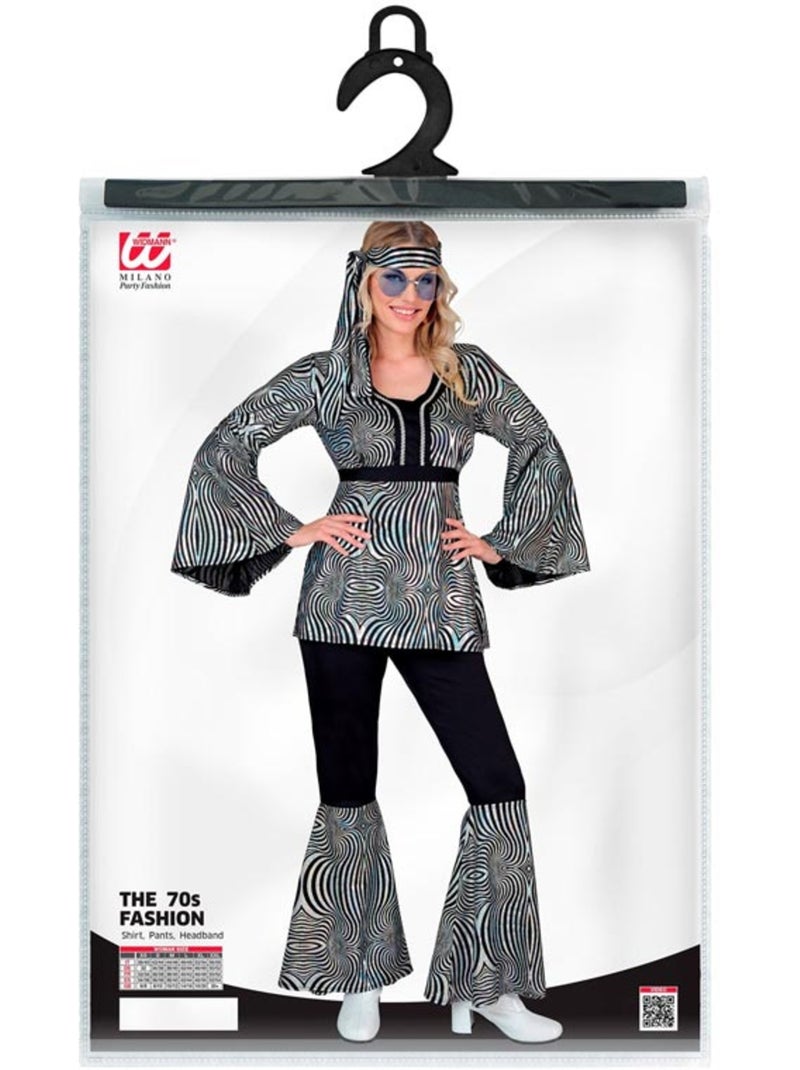 Costume Disco Waves des années 70 Multicolore - Kiabi