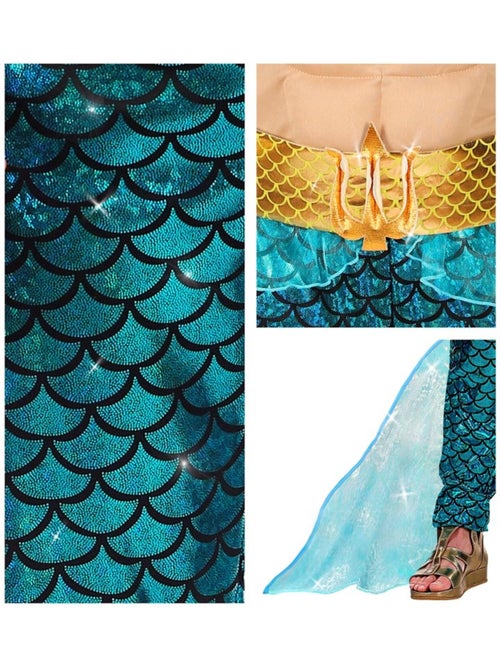 Costume du dieu Poséidon - Kiabi