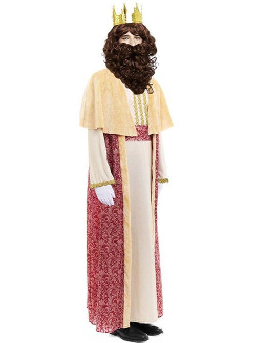Costume du roi Gaspard de Bourgogne avec cape - Kiabi
