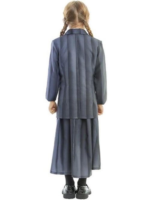Costume d'uniforme scolaire gothique rayé - Kiabi