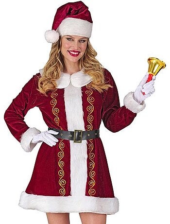 Costume élégant de Mère Noël