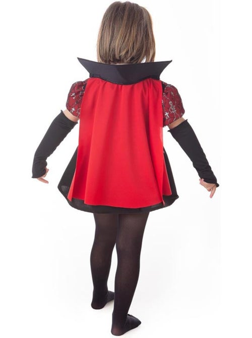 Costume élégant de vampire squelette avec cape - Kiabi