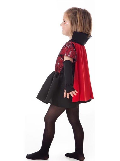 Costume élégant de vampire squelette avec cape - Kiabi