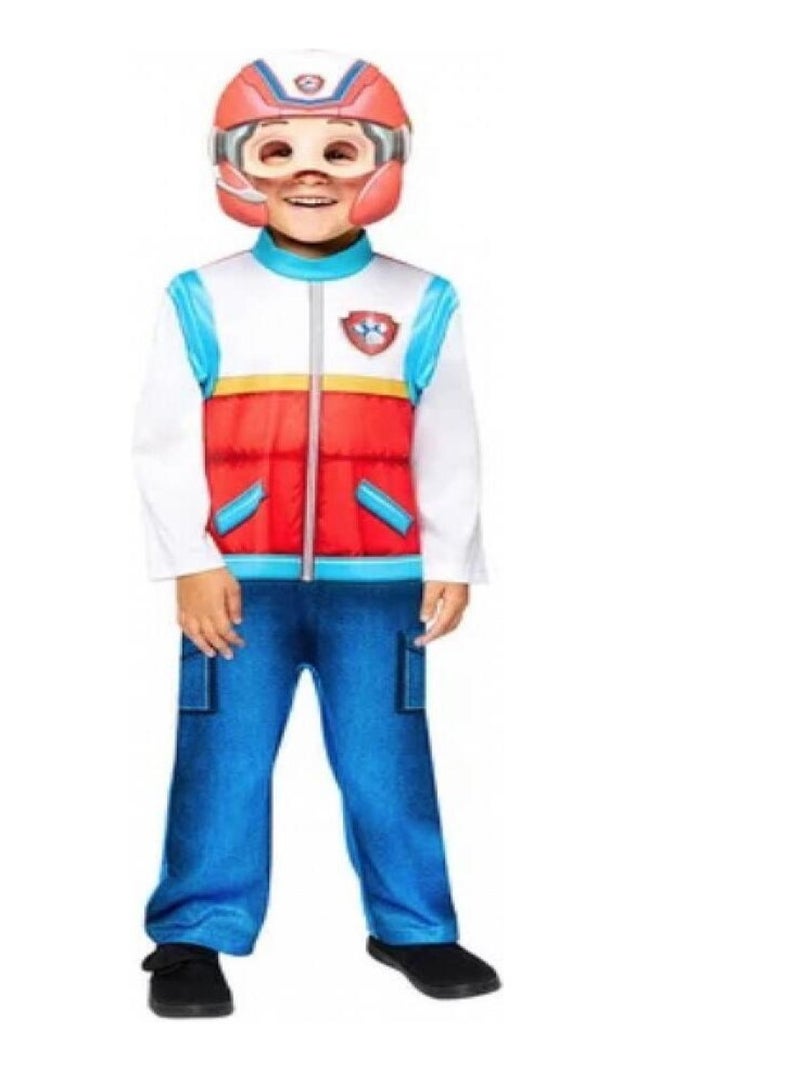 Costume Enfant Ryder Pat Patrouille Taille 3-4 Ans Rouge - Kiabi