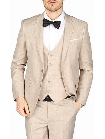 Costume fil a fil ville 3 pièces