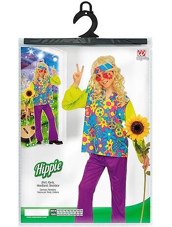 Costume hippie à fleurs