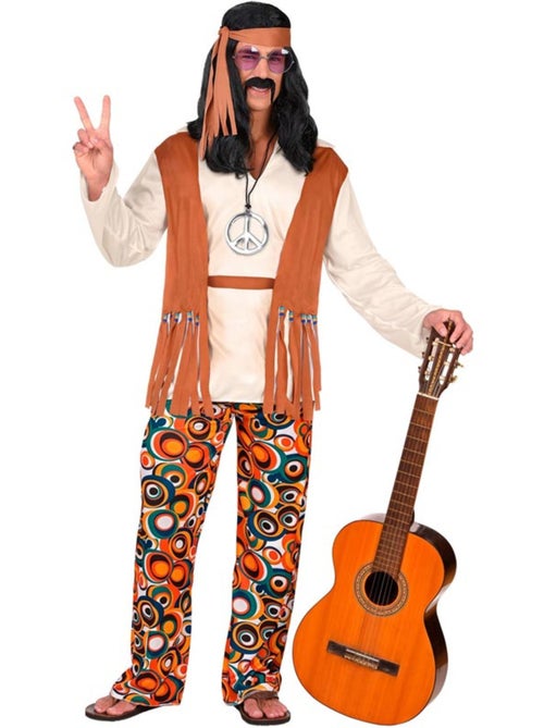 Costume hippie à longues franges - Kiabi