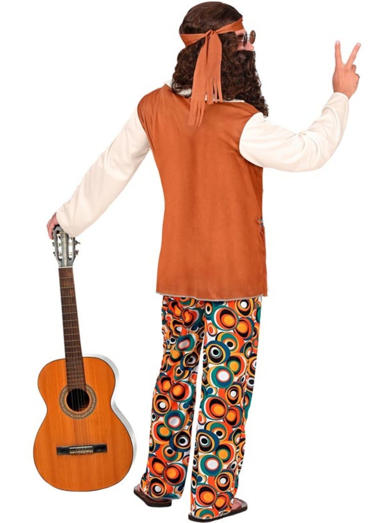 Costume hippie à longues franges Multicolore - Kiabi