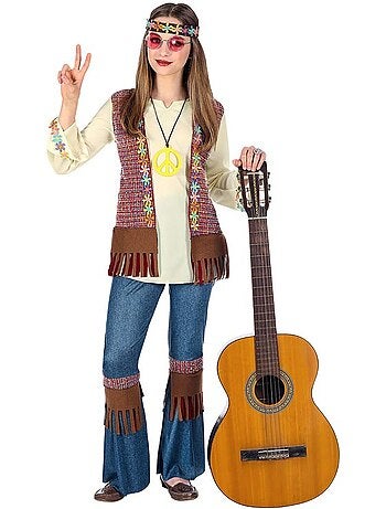 Costume hippie avec collier