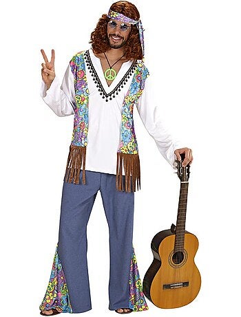 Costume hippie avec gilet