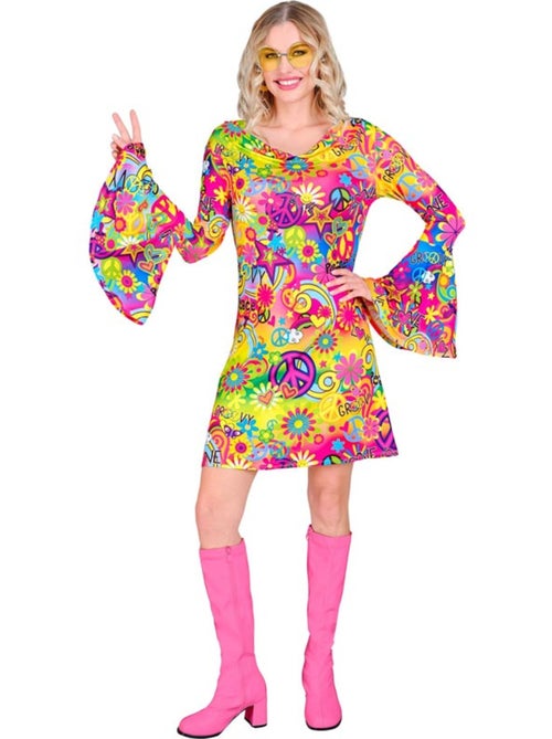 Costume hippie des années 60 : Paix et Amour - Kiabi