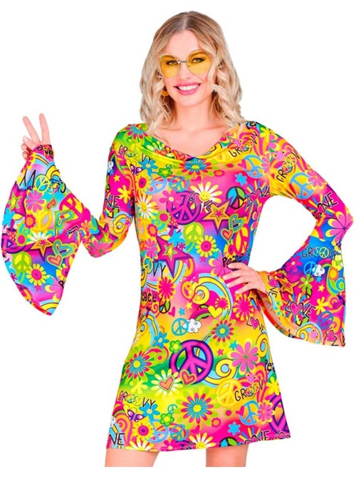 Costume hippie des années 60 : Paix et Amour - Kiabi