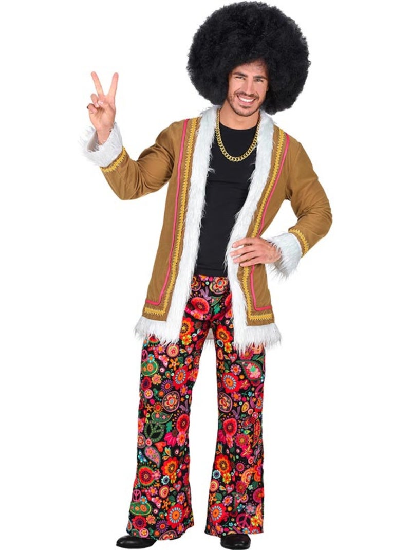 Costume hippie d'hiver Multicolore - Kiabi