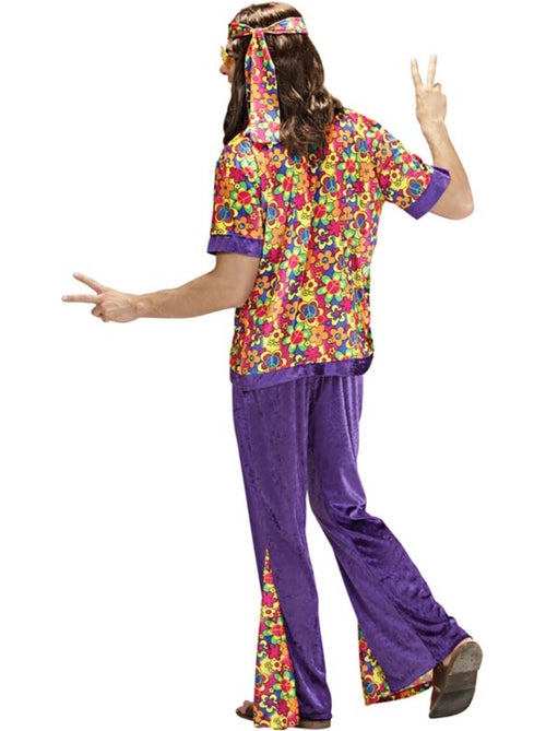 Costume hippie en velours cloche - Kiabi