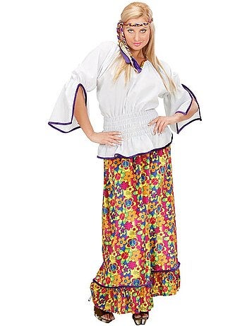 Costume hippie en velours