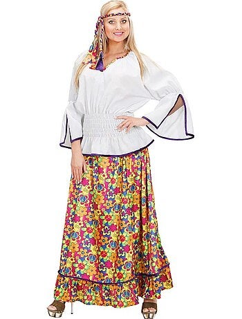 Costume hippie en velours