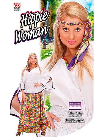 Costume hippie en velours