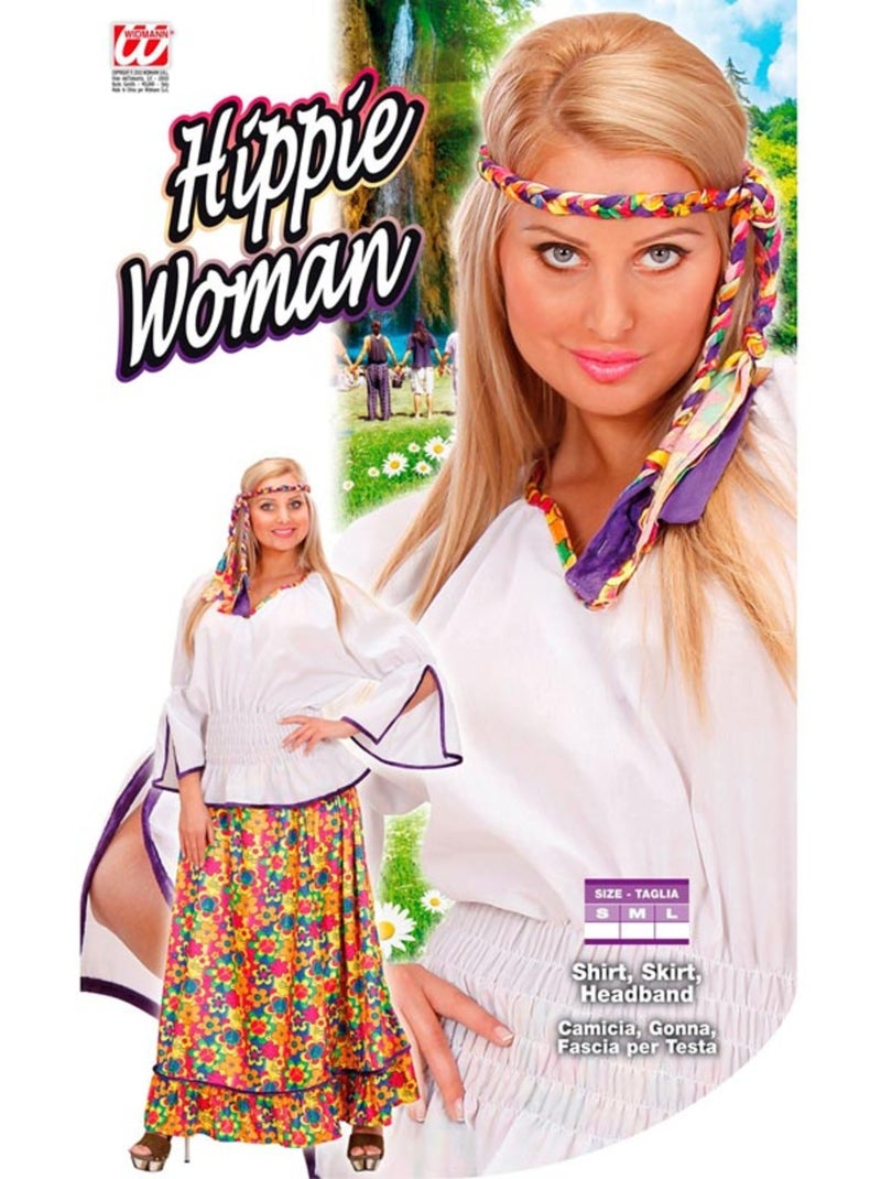 Costume hippie en velours Multicolore - Kiabi