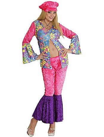 Costume hippie en velours