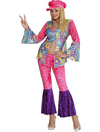 Costume hippie en velours