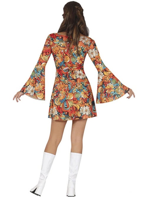 Costume hippie fleuri des années 70 - Kiabi