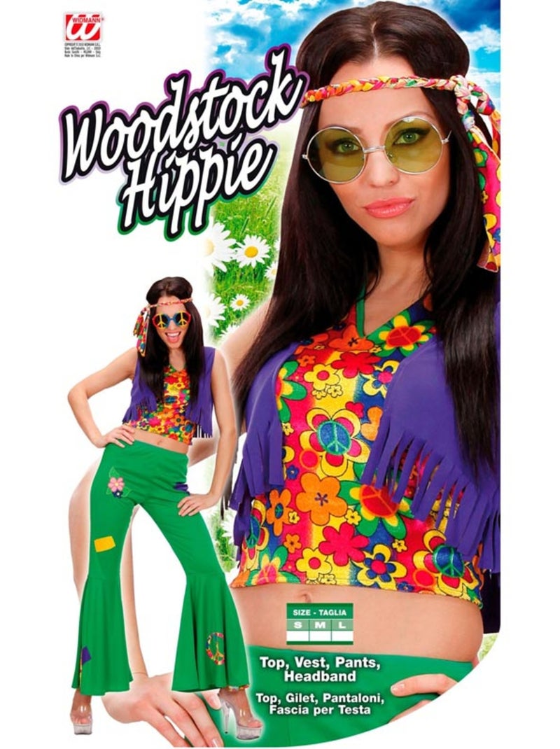 Costume hippie Multicolore - Kiabi