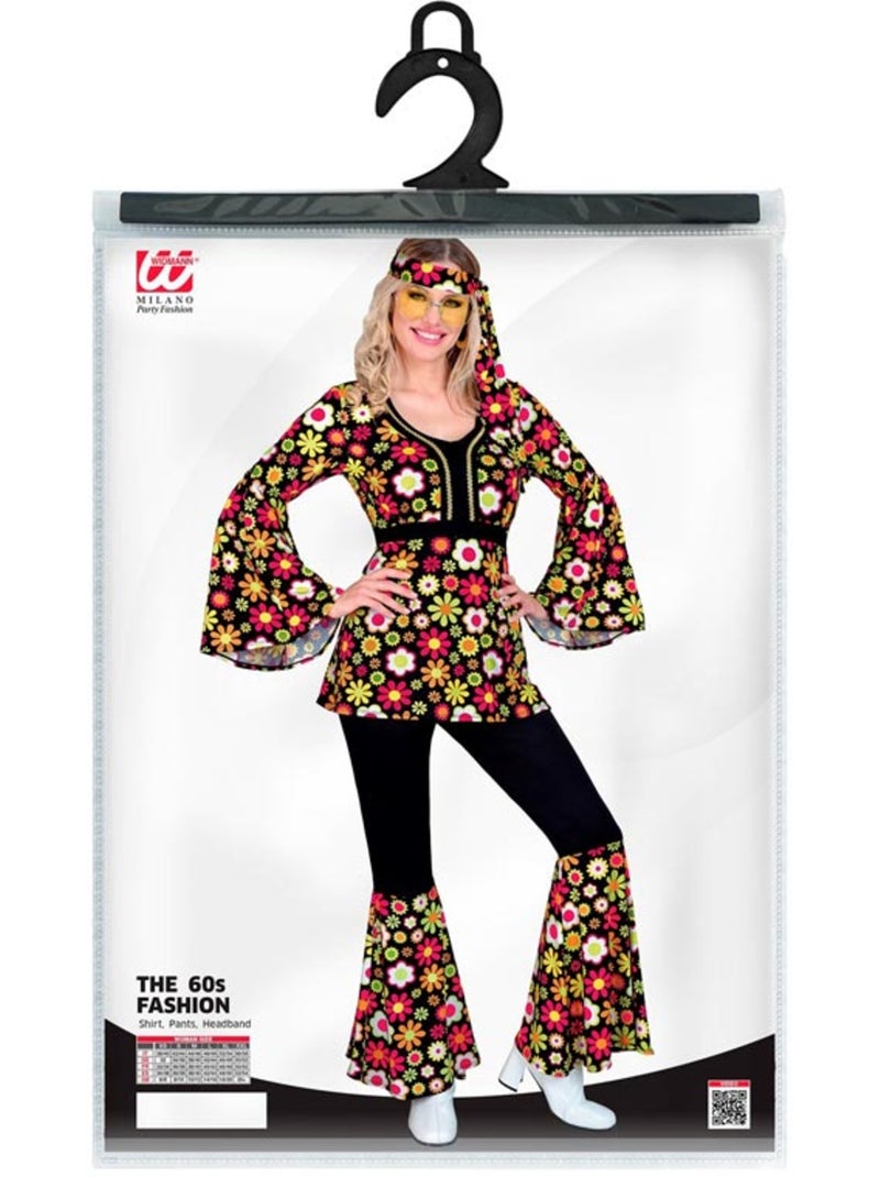 Costume hippie sombre des années 60 Multicolore - Kiabi