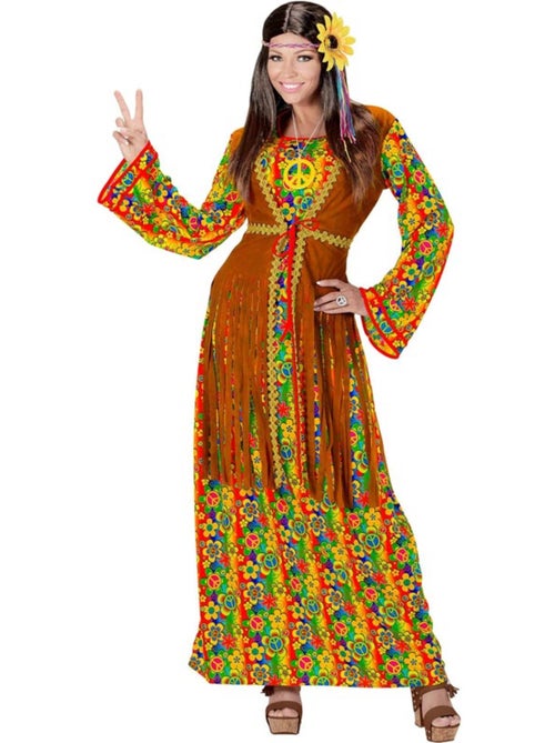 Costume hippie symbole de paix - Kiabi
